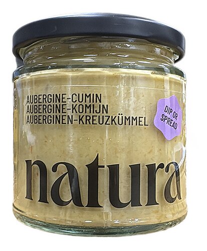 NATURA Spread aubergine Komijn Bio 170g