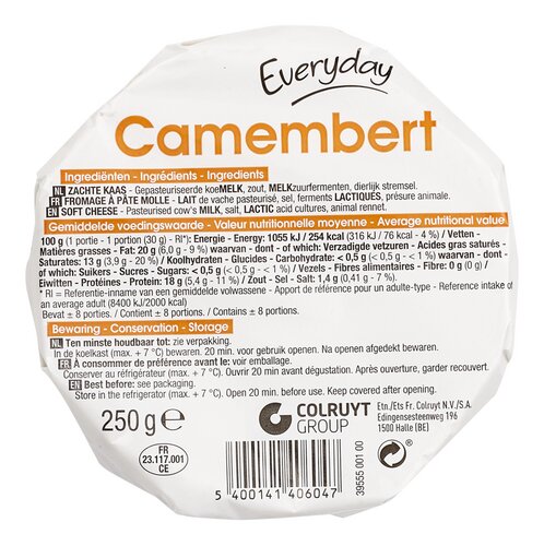 EVERYDAY camembert 250g