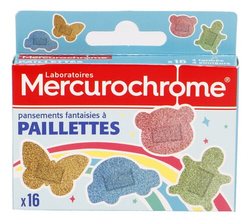 MERCUROCHROME pleister glitter 16st