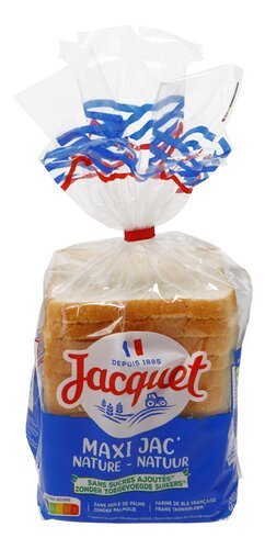 JACQUET MAXI JAC' natuur z.tgv.suik 550g