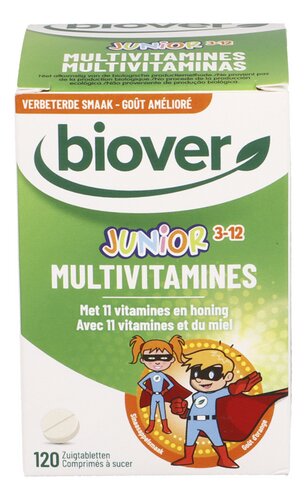 BIOVER junior multivitaminen sinaas 120p