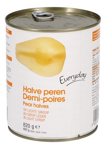 EVERYDAY halve peren lichte siroop 820g