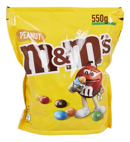 M M S Chocolade Peanut 550g Colruyt