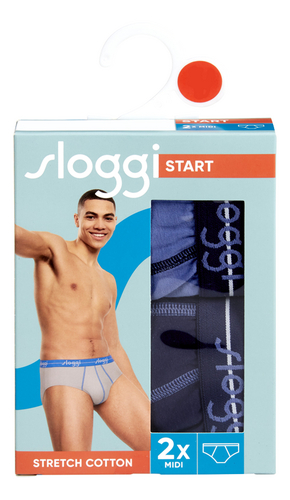 SLOGGI Men Start midi blauw L 2st Colruyt Collect Go