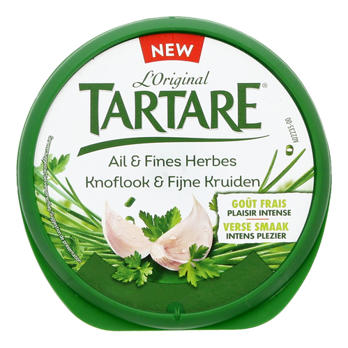 TARTARE Verse kaas knofl f.kruiden 150g
