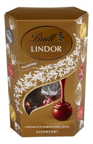 Coffret Lindt - Lindor - assortiment de chocolat - 200g