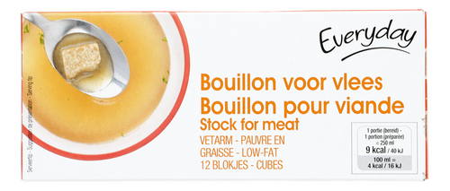 EVERYDAY bouillon voor vlees 12st
