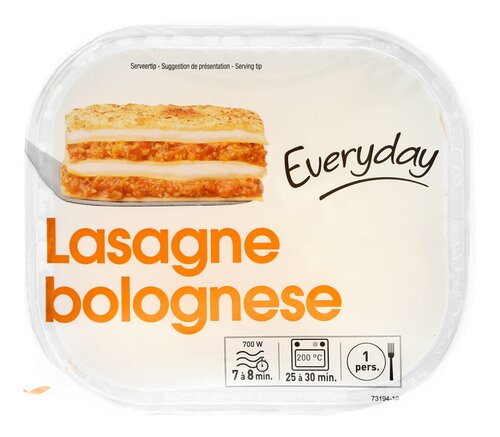 EVERYDAY lasagne bolognese 400g