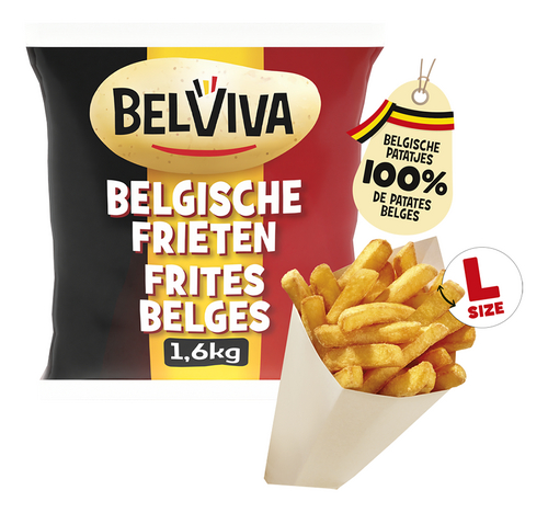 BELVIVA belgische frieten 1,6kg