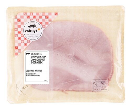 COLRUYT Ontvette ham 160g