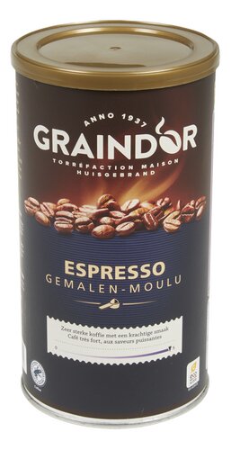 GRAINDOR Gemalen espresso RFA 500g
