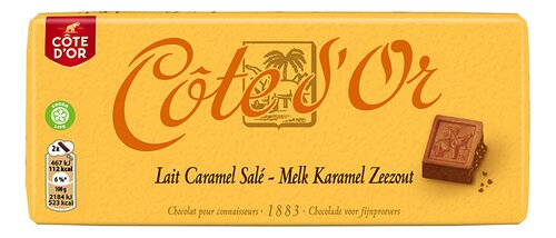 CÔTE D'OR tablet caramel salé 150g