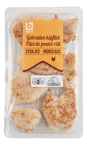 BONI gebraden kipfilet stukjes 150g
