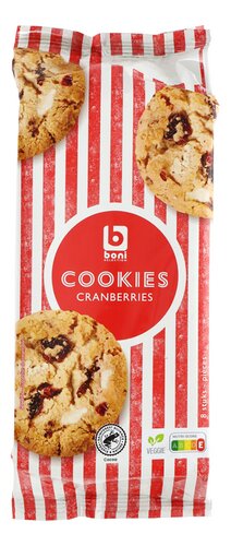 BONI Cookies cranberries 200g