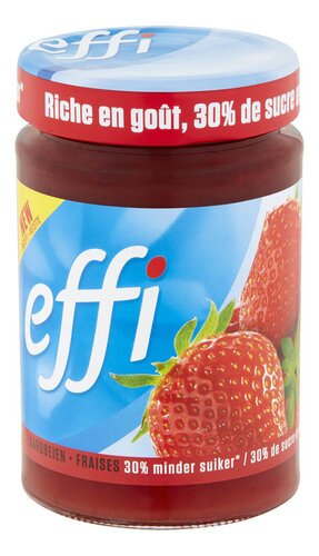 EFFI confituur aardbei 350g