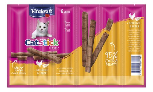 Vitakraft - Catstick Mini Volail.-foie