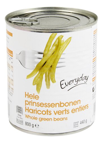 EVERYDAY hele prinsessenbonen blik 800g