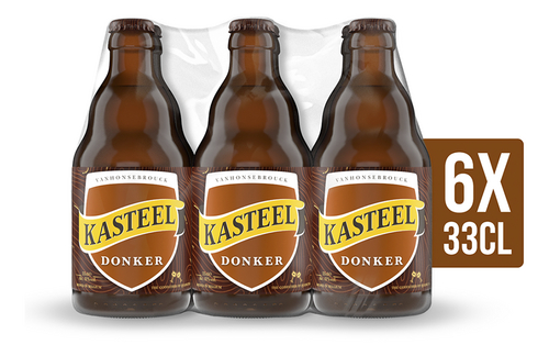 KASTEEL bier donker 11,0%vol 6x33cl
