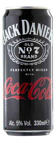 COCA-COLA Jack Daniels 5% blik 33cl