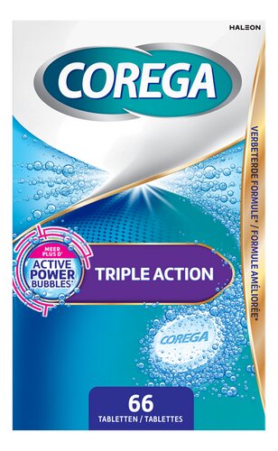 COREGA mondverz.Triple Action munt 66st