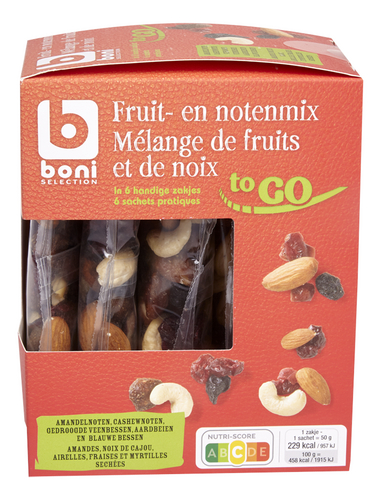 Boni Fruit En Notenmix To Go 6x50g Colruyt Collect Go Boni Fruit En Notenmix To Go 6x50g Colruyt Collect Go