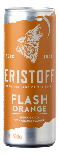 ERISTOFF Orange Flash 4% blik 25cl
