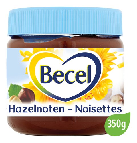 BECEL chocopasta hazelnoot 350g