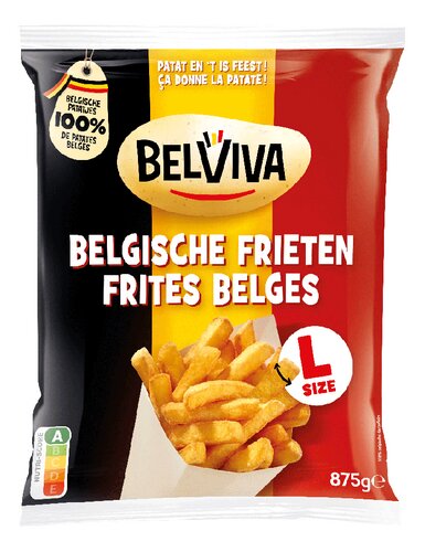 BELVIVA Belgische frieten L 875g
