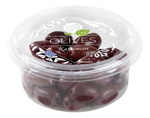 TAPAS Y MAS kalamon olijven Bio 125g