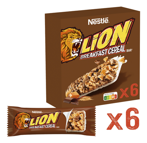 NESTLÉ LION Breakfast cereal 6x25g