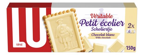 LU Scholiertje Witte chocolade 150g