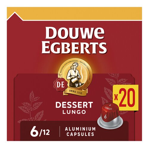 DOUWE EGBERTS caps Lungo 6 dessert 20st