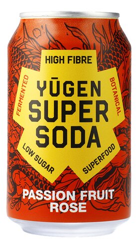 YUGEN Super Soda Passionfr-Rose Bio 33cl