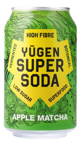 YUGEN Super Soda Apple-Matcha Bio 33cl