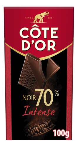 CÔTE D'OR noir intense 70% 100g