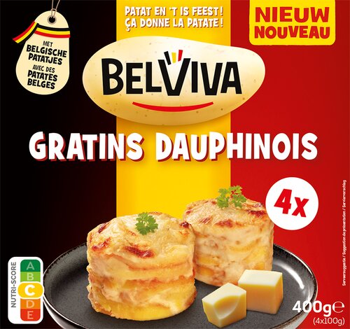 BELVIVA Mini gratin dauphinois 400g