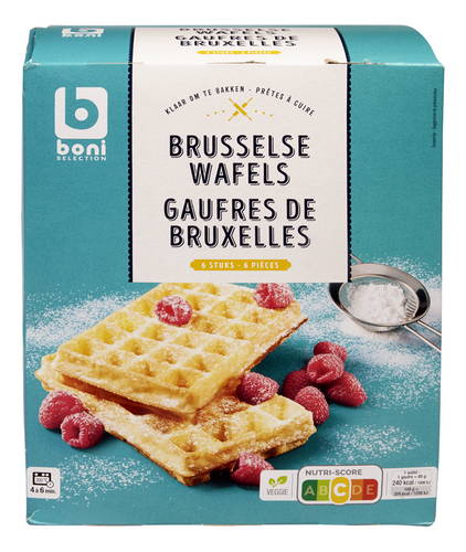 Boni Selection Wafels Brusselse Diepvries 480g Colruyt