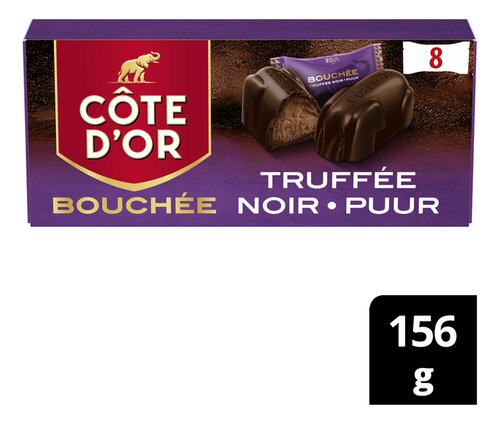 CÔTE D'OR Bouchée Truffée Puur 8x19,5g