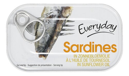 EVERYDAY sardines olie 125g