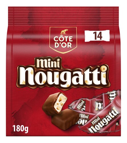 CÔTE D'OR nougatti mini 14st 180g