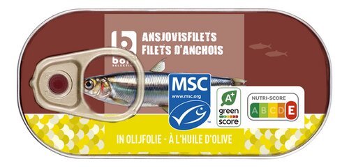 BONI ansjovisfilets olijfolie MSC 50g