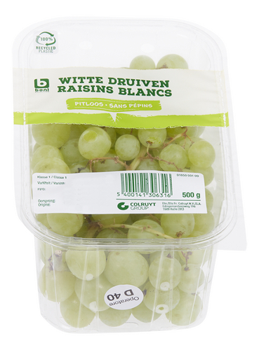 BONI witte druiven pitloos 500g