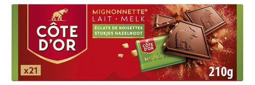 CÔTE D'OR Mignonnett.Melk Hazelnoot 210g