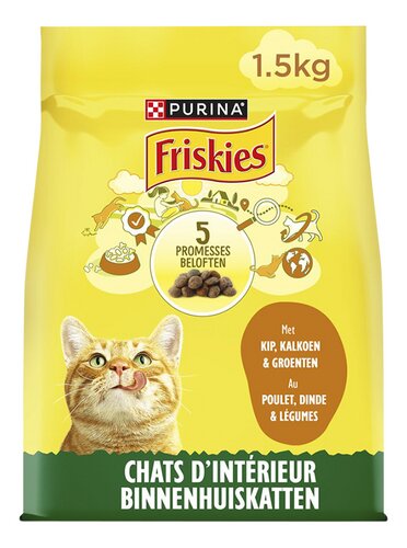 FRISKIES indoor kattenvoer 1,5kg