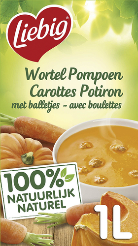 LIEBIG wortel pompoen balletjes brik 1L
