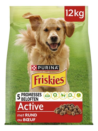 FRISKIES Volwassen hond Active Rund 12kg