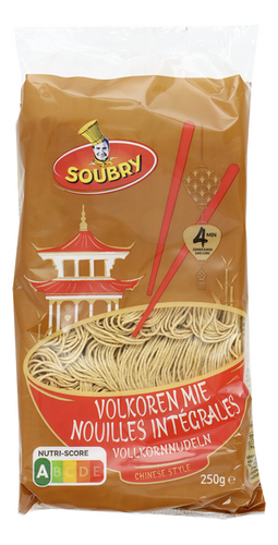 SOUBRY Volkoren mie 250g