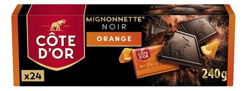 CÔTE D'OR Mignonette Noir Orange 240g