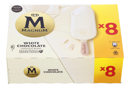 MAGNUM White Chocolate 8x100ml