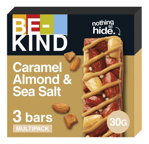 BE-KIND caram-alm-sea salt 3x30g